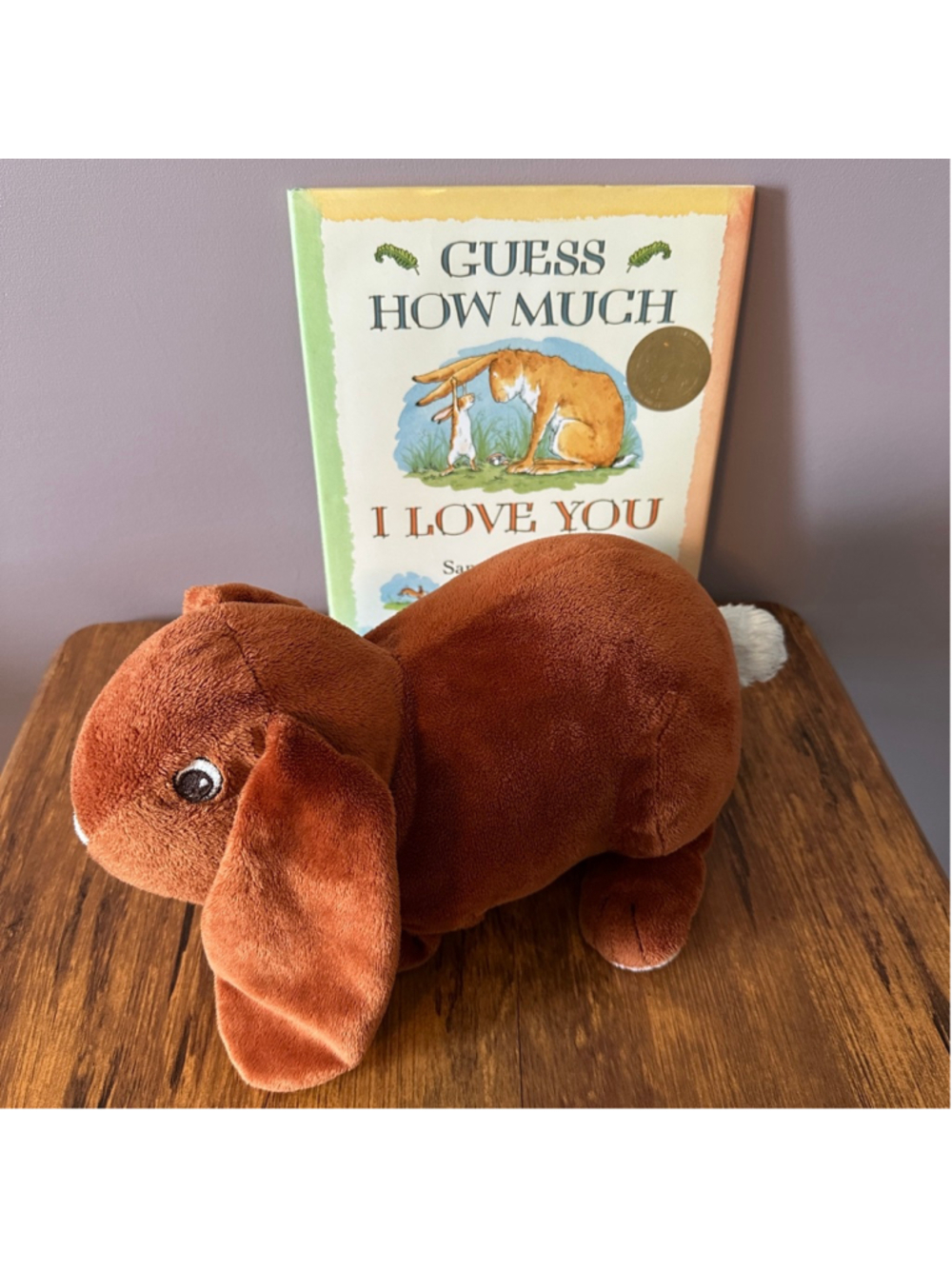 Guess How Much I Love You Bunny Plush & Book Nutbrown Hare Set